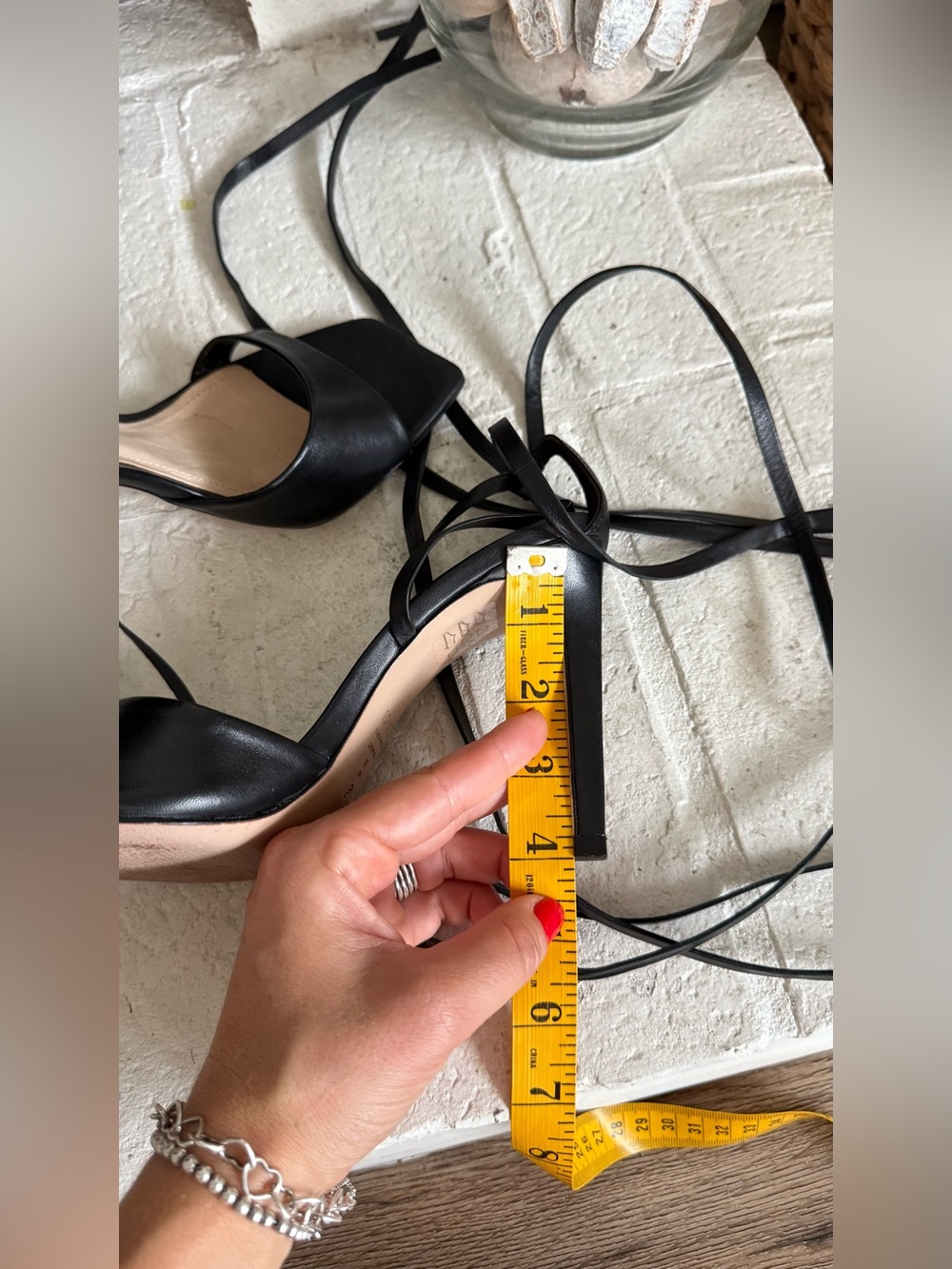Schutz Bryce Womens Leather Stilettos Strappy Pumps Black Size 8B - Picture 10 of 10